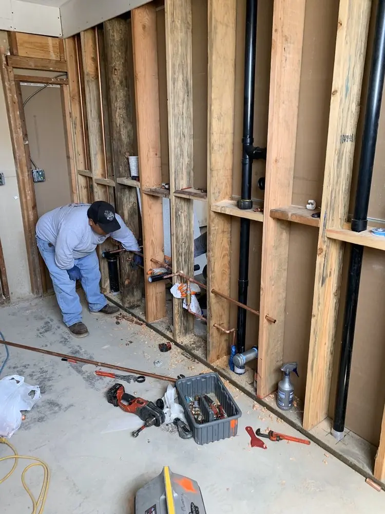 Commercial rough-in plumbing for Gas Line Repair in Lighthouse Park